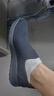 斯凯奇（Skechers）健步鞋男士2026秋冬季软底户外网面一脚蹬休闲鞋 实拍图