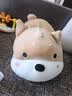 名创优品（MINISO）趴姿大号趣味狗狗公仔玩偶玩具娃娃抱枕靠枕生日礼物女 卡其色 实拍图