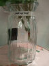 盛世泰堡 北欧玻璃花瓶插花瓶干花满天星仿真花客厅装饰摆件 透明色18cm 实拍图