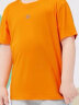 361°童装男女童短袖针织衫夏季新款速干透气儿童T恤中大童冰爽t恤 亮橘色1204 175cm 实拍图