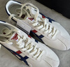 Onitsuka Tiger鬼塚虎男鞋 慢跑鞋透气轻便男女款运动休闲鞋RUNSPARK 白色/藏青色(1183B480-107) 36 实拍图