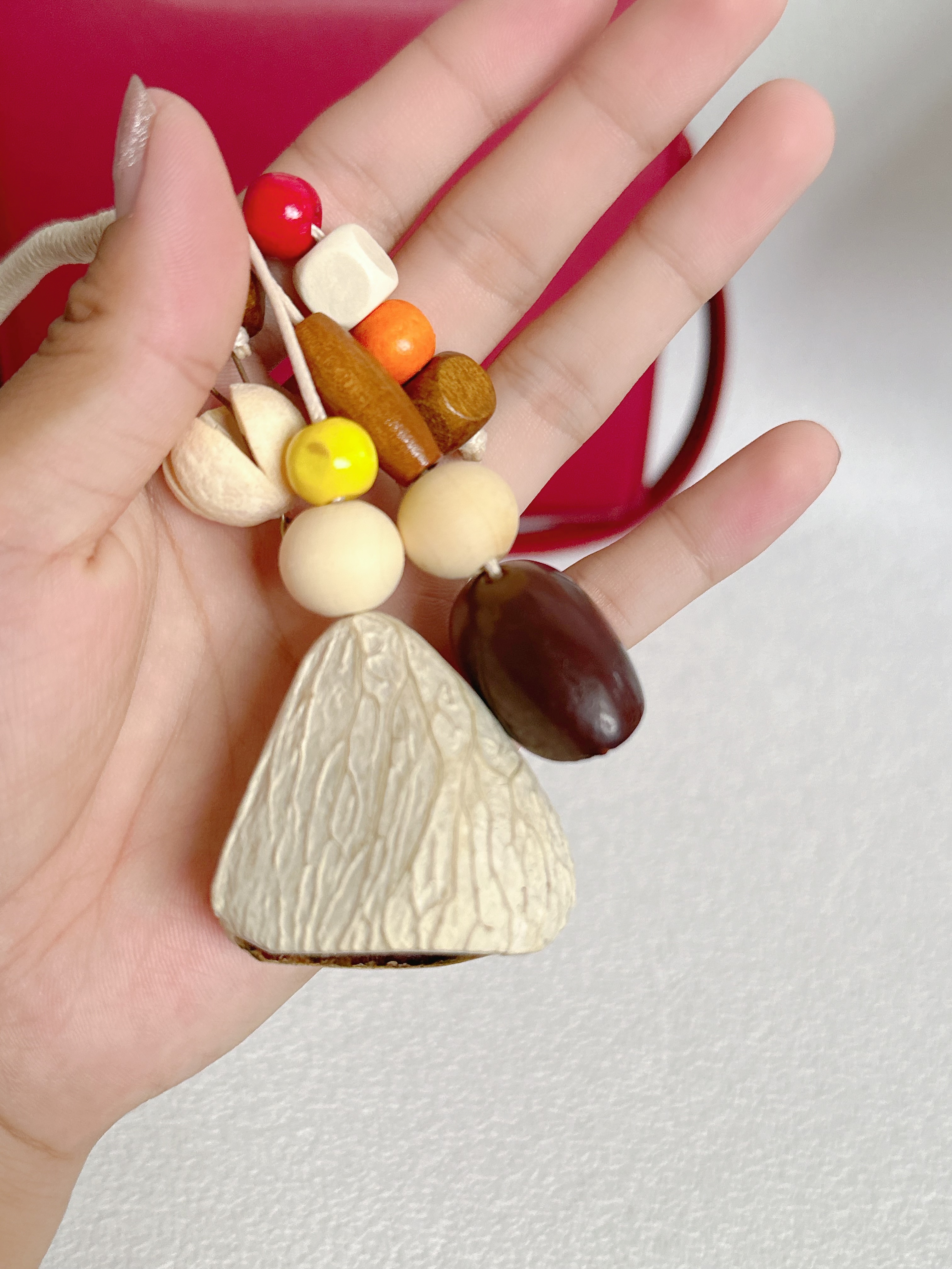 AMOR HOUR果壳风铃挂件手工diy材料包新中式天然种子挂饰手作套装风铃包挂车挂重阳节礼物森系摇铃疗愈挂件 实拍图