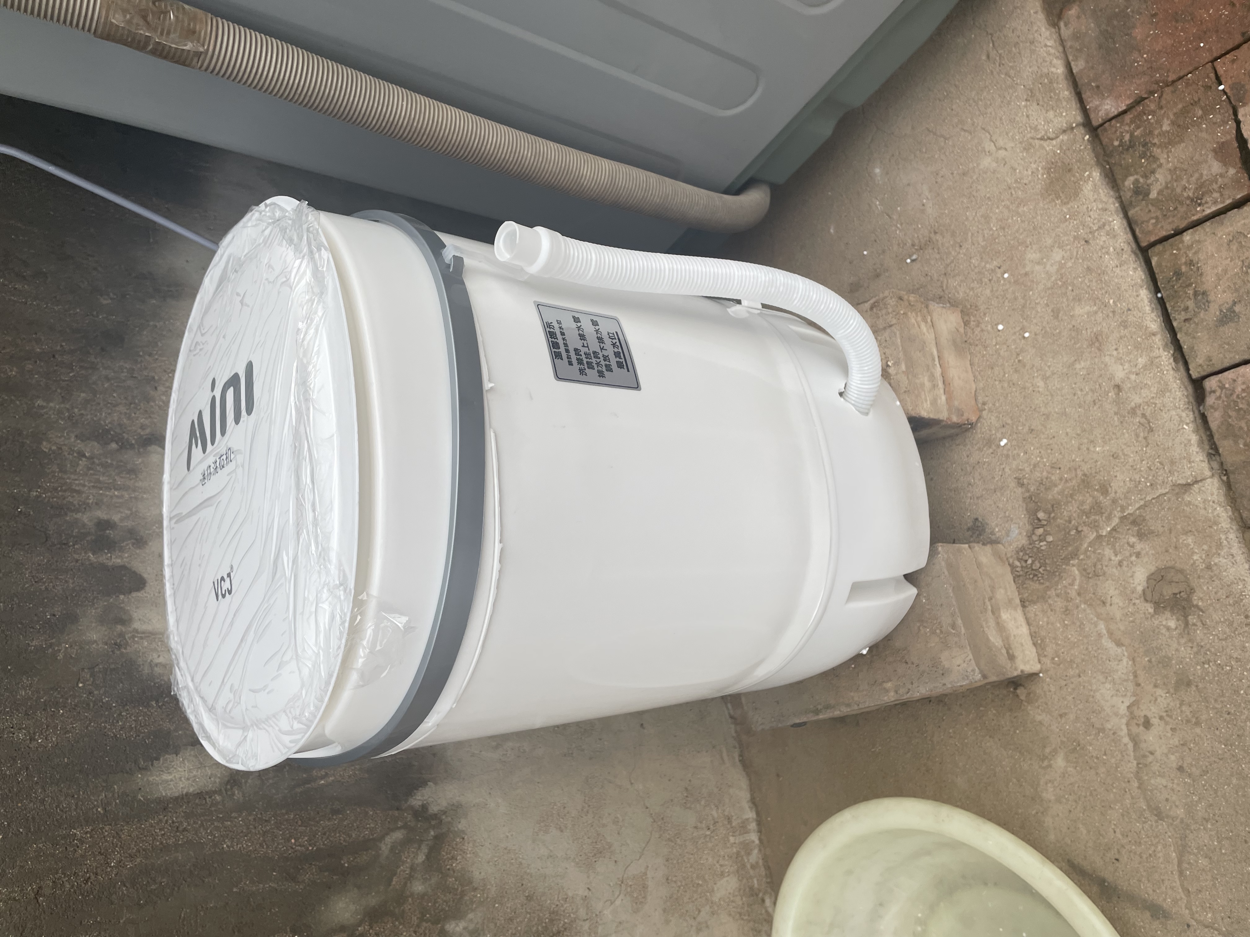 VCJ洗衣机半全自动迷你洗衣机小型洗脱一体小型家用母婴内衣裤洗袜子神器儿童单身人宿舍出租房 新4.5KG【立体水洗去污*定时降噪快洗】珍珠白 实拍图