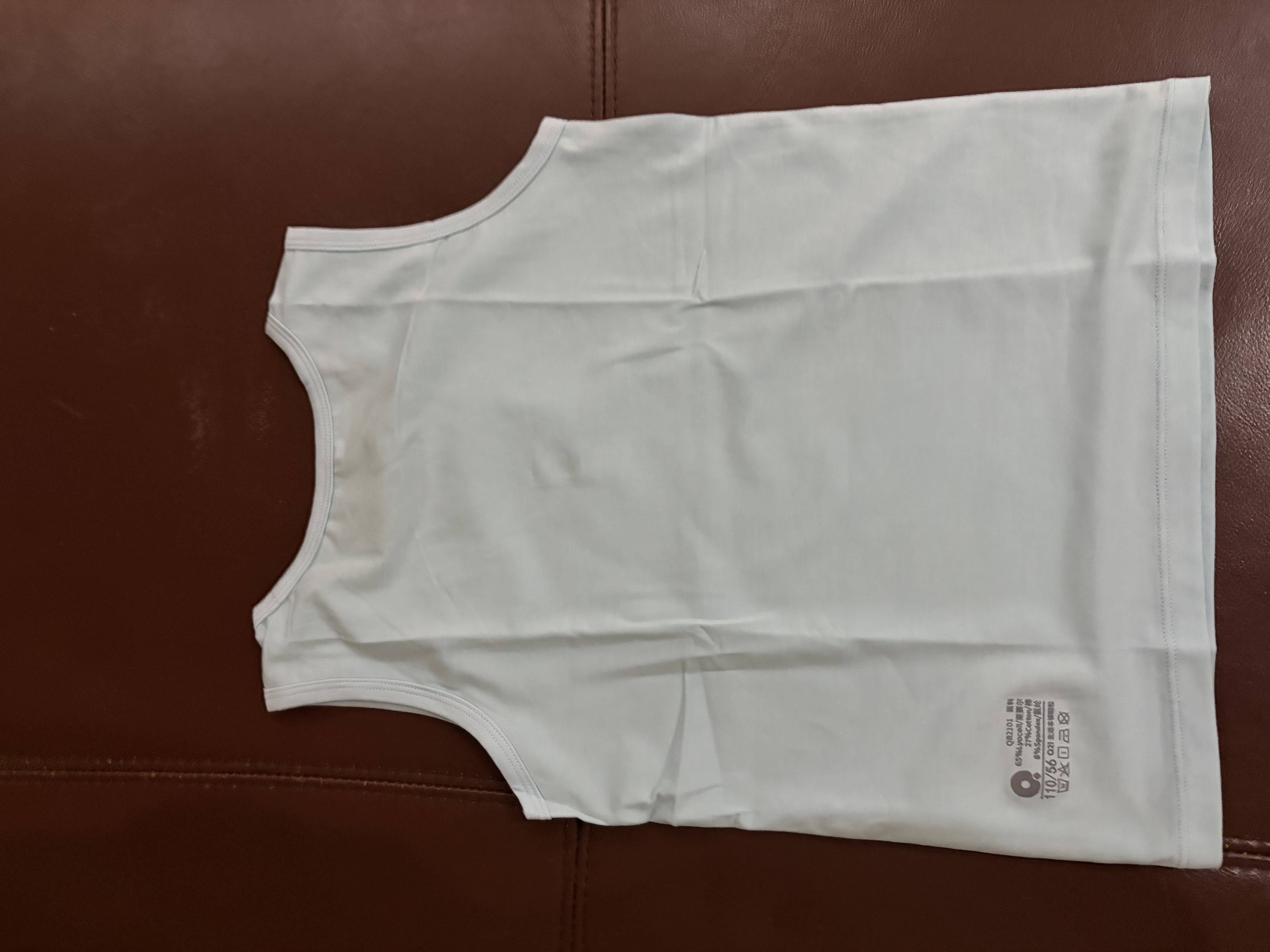 Q21天丝排汗儿童打底背心抑菌夏季薄款A类无袖男女童内外穿透气 实拍图