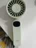 得力手持小风扇可折叠风扇usb电风扇桌面宿舍床上小风扇冷风随身便携长续航轻音风扇-户外出行LK113绿 实拍图