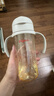 贝亲（Pigeon）自然成长翻盖直饮吸管 大童奶瓶330ml 经典款 18月+  AA278 实拍图