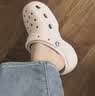 卡骆驰（CROCS）白鹿同款云朵洞洞鞋|206750 骨白色-2Y2 40(260mm) 实拍图