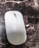 联想（Lenovo）无线蓝牙鼠标充电鼠标轻音鼠标 Air Handle充电版轻音双模鼠标 便携办公鼠标 白 实拍图