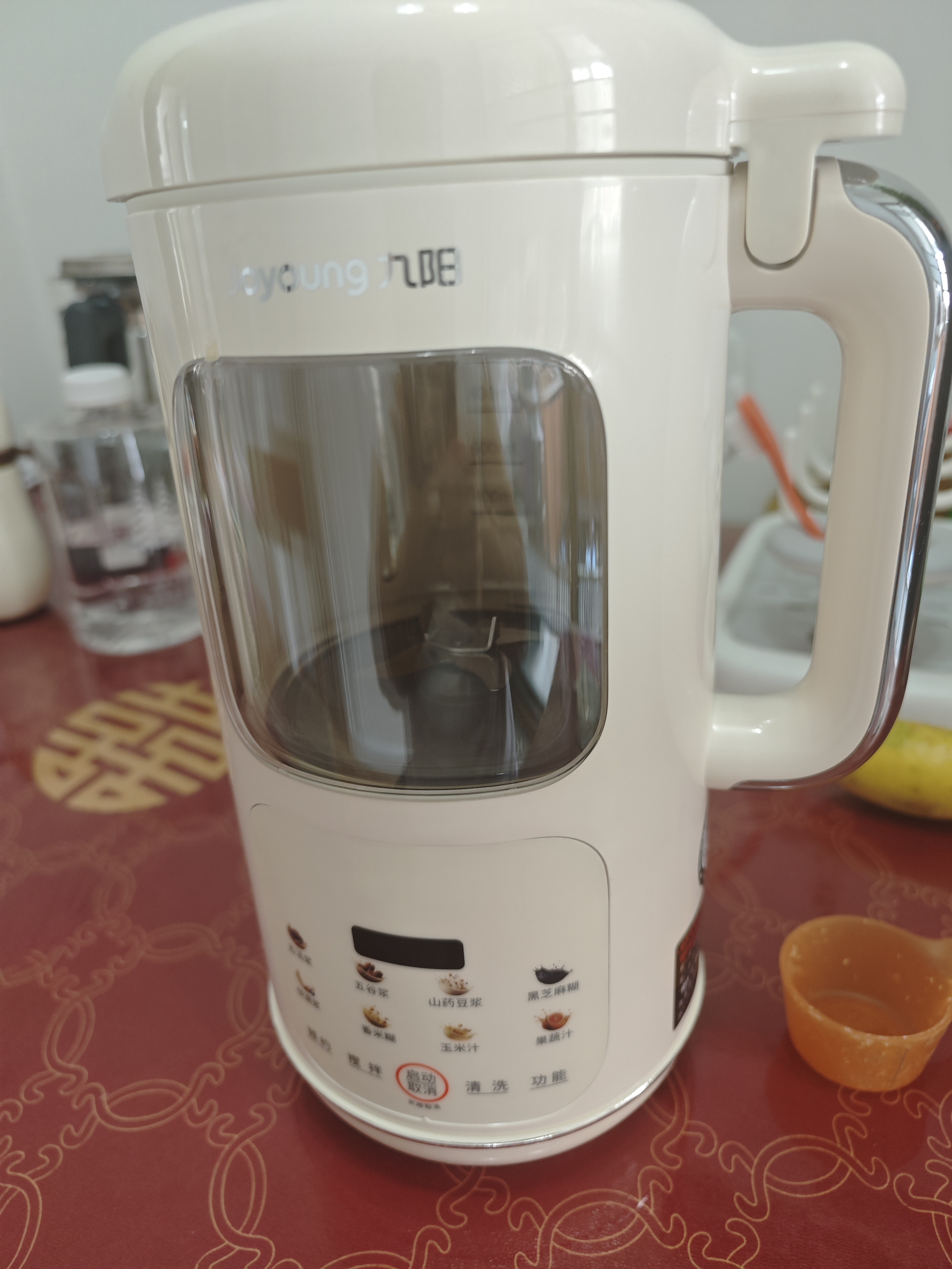 九阳（Joyoung）【重磅新品】豆浆机家用2-4人全自动有钛0涂层钢盖免煮免滤轻音破壁机古法养生预约自清洗PR2158 实拍图