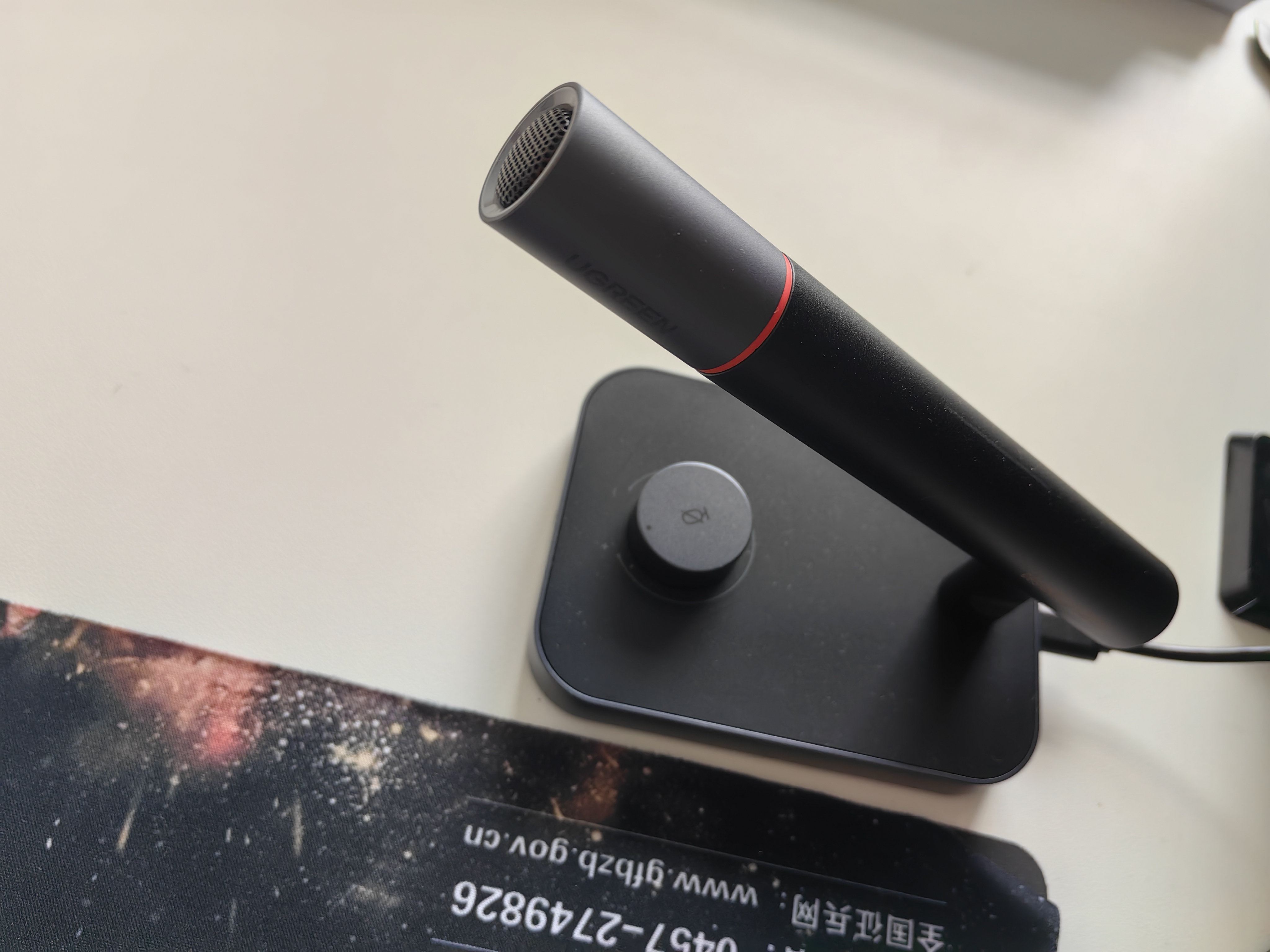 绿联USB电脑桌面麦克风DSP降噪独立电容麦台式电脑笔记本视频会议网课游戏直播外接话筒适用音箱35345 实拍图