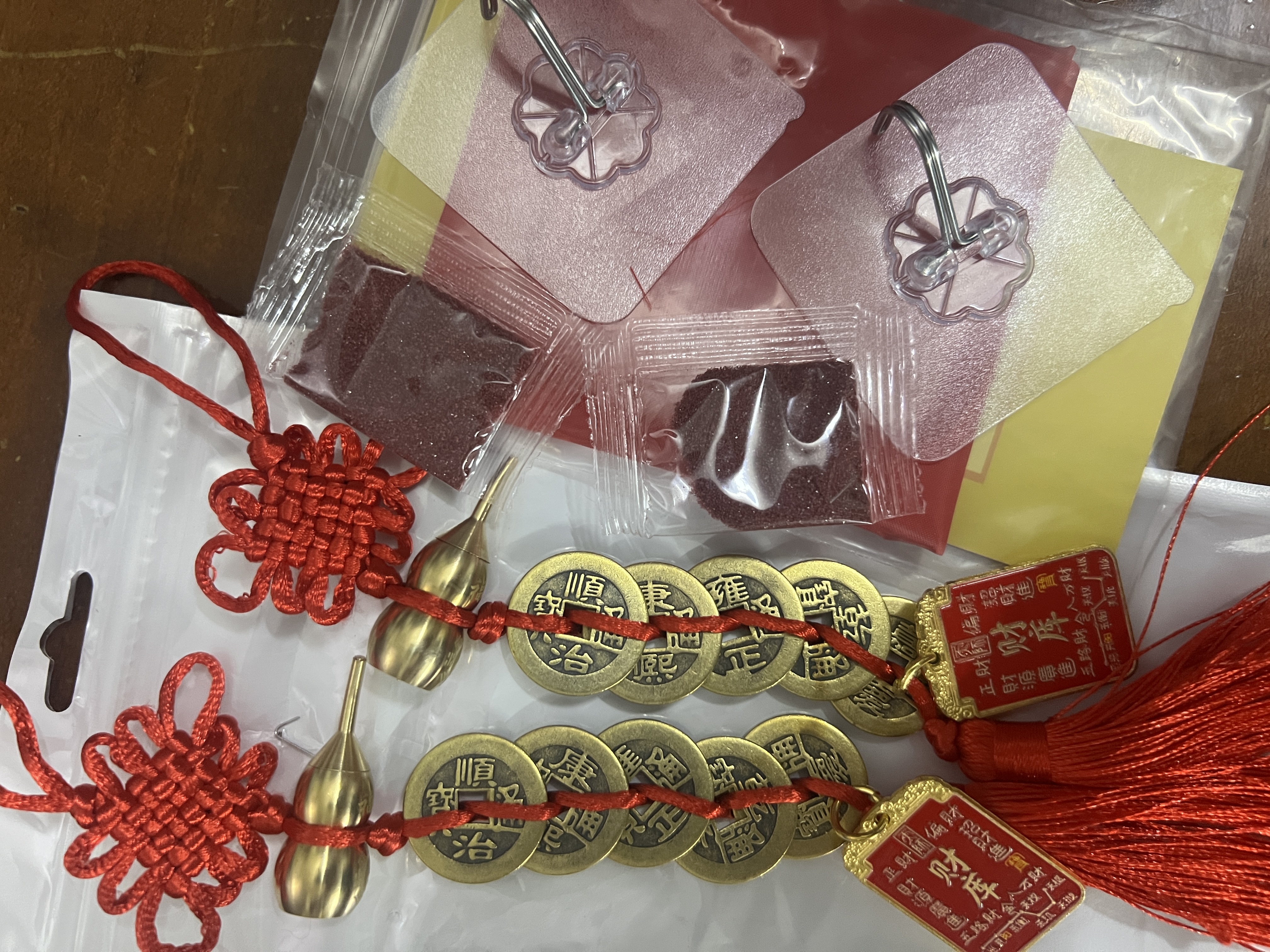 缤越铜葫芦五帝钱挂件开口铜葫芦真品福禄财库牌入户门对门摆件 2串 实拍图