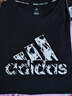 阿迪达斯（adidas）【特价清仓】夏季男女同款短袖男T恤跑步健身运动速干 黑白 3XL 实拍图