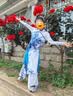 红蜻蜓女童鞋秋季儿童单鞋运动休闲中大童软底老爹鞋Q53BD048灰银色34 实拍图