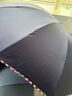 天堂伞 加大雨伞三折 经典商务伞格纹10骨加大雨伞男女 藏青 实拍图