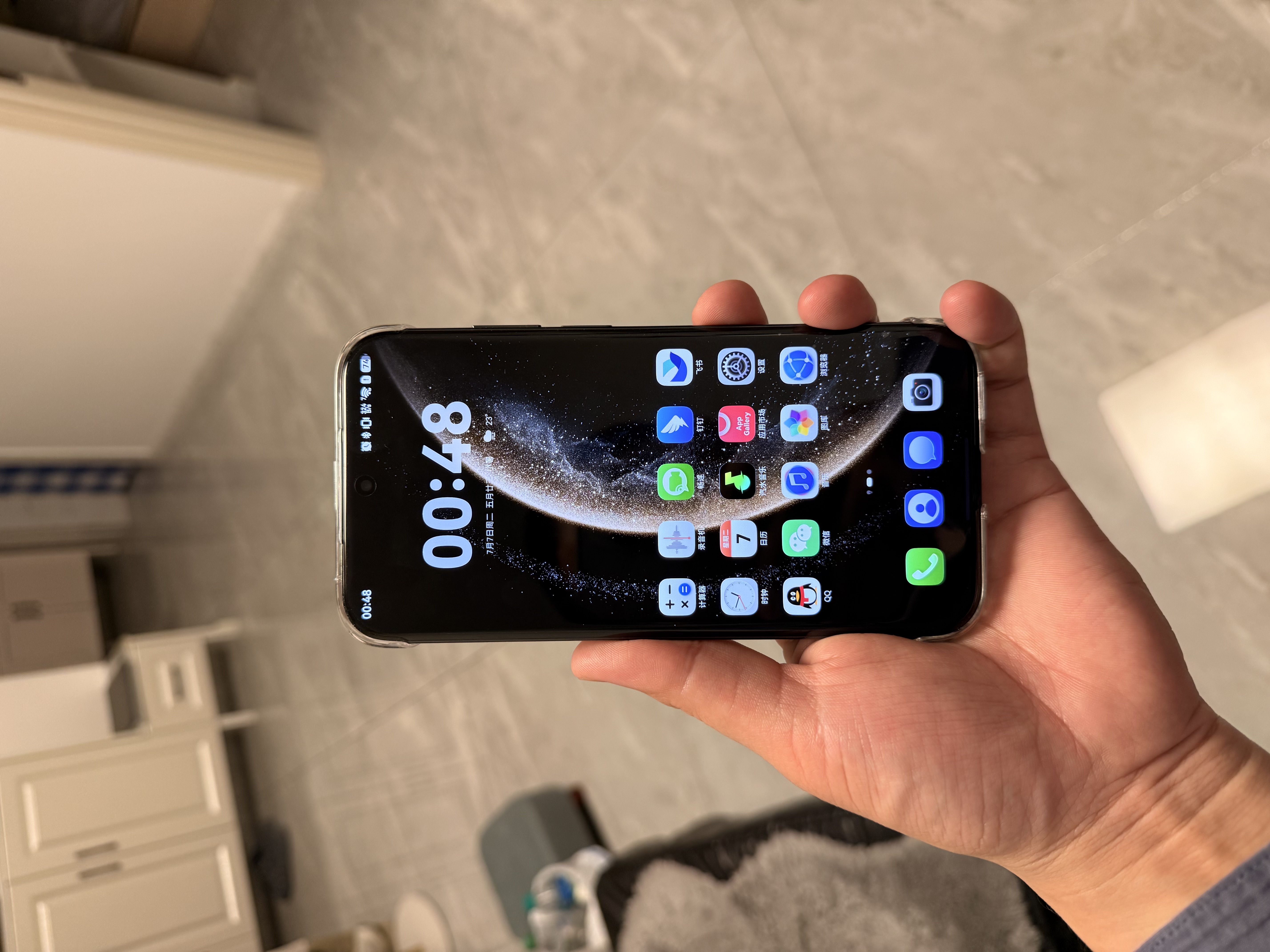 HUAWEI Mate 70 Air 16GB+512GB 曜金黑 超薄长续航 7英寸华为临境大屏 红枫原色影像 华为手机  实拍图