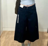 优衣库牛仔裙裤/水洗产品女装阔感裙裤26春夏新款488694 488694/69藏青色 23 /150/58A 实拍图