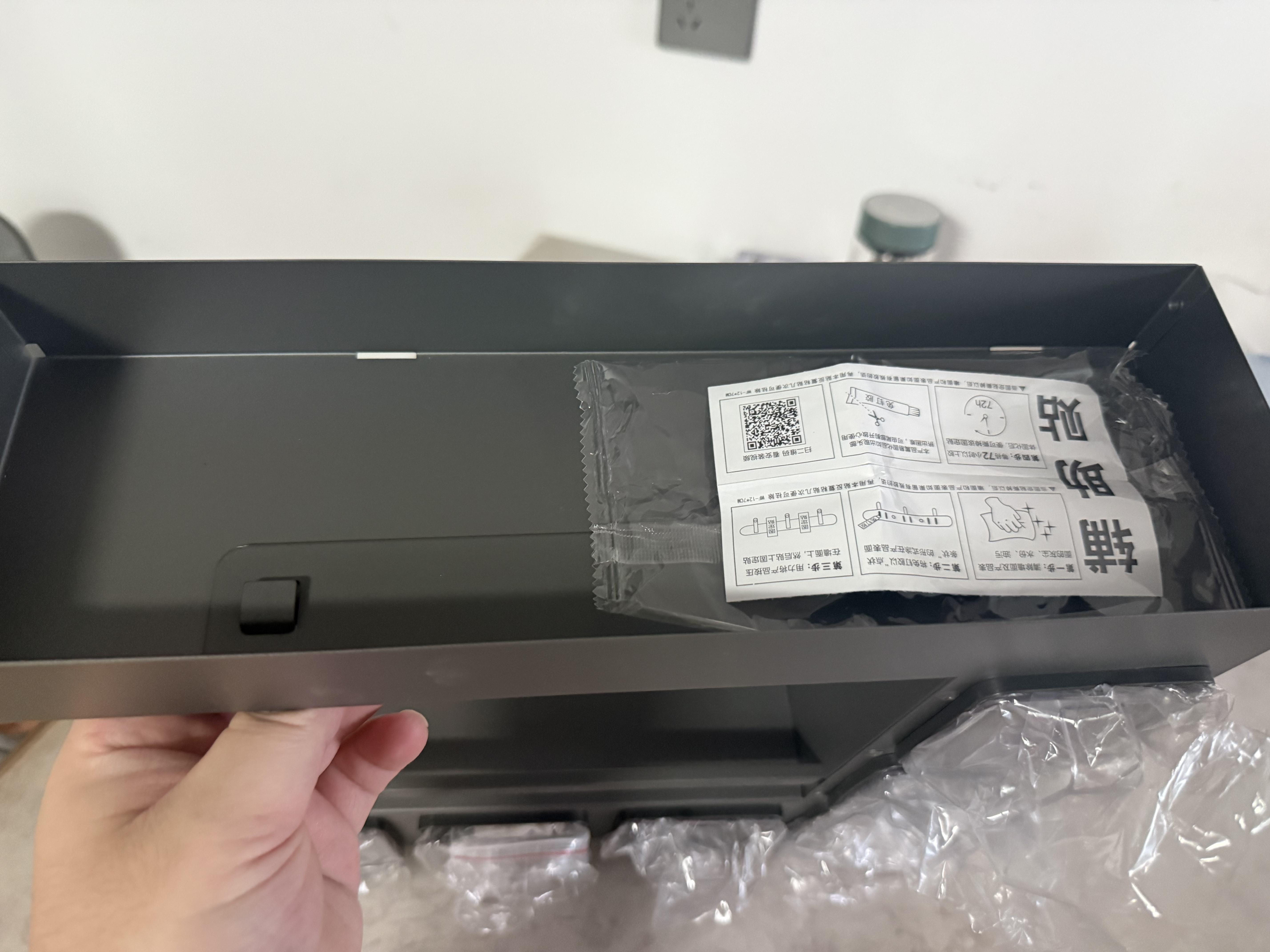 佳帮手调料置物架厨房多功能调料盒佐料收纳架子免打孔壁挂神器 6盒枪灰 实拍图