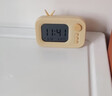 得力（deli）潮萌电视小闹钟 倒计时器卡通智能电子钟 学生专用  黄色LE104 开学开学季新年礼物礼物 实拍图