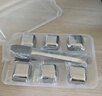 拜杰304不锈钢冰块冰粒方形冰格冰块模具速冷金属冰块6粒装+冰夹+PP盒 实拍图
