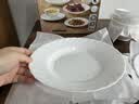 乐美雅白玉玻璃特瑞欧餐具9件套耐热玻璃洗碗机可用碗盘餐具餐具礼盒 实拍图