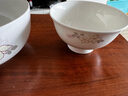 锦秋堂景德镇陶瓷骨瓷饭碗 高脚碗 不烫手家用米饭碗  单件散件结婚送礼 7英寸面碗 实拍图