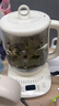 小熊（Bear）养生壶煮茶器 1.5升大容量电热水壶煮水壶烧水壶恒温壶 家用办公室多功能恒温水壶花茶壶泡茶壶 【高硼硅玻璃壶】YSH-J15W8 1.5L 实拍图