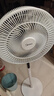 美的（Midea）【闪拆系列】一键闪电拆装直流变频家用语音电风扇一级能效静音落地扇大风力卧室立式电扇SDJ30BC 实拍图