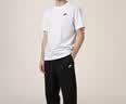 耐克(NIKE)春夏男短袖T恤 纯棉 运动休闲 经典简约 AR4999-101 白色XL 实拍图