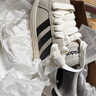 adidas「面包鞋」GRAND COURT BASE 00s休闲低帮板鞋男女阿迪达斯   奇迹矾土棕/黑色/汉玉白   42.5 实拍图