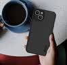 耐尔金 适用苹果iPhone14/13手机壳全包 磨砂防滑防摔简约保护套轻薄抗指纹硬壳软边保护壳 护盾Pro 黑色 实拍图