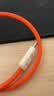 CANDYSIGN制糖工厂兼容雷电4数据线USB4全功能240W快充Type-C20cm糖橙细雳线Macbook华为笔记本8K视频短线  实拍图