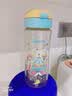 贝亲（Pigeon）防胀气 自然成长翻盖直饮吸管 大童奶瓶330ml 马戏团 18月+ AA279 实拍图