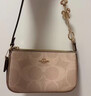 蔻驰（COACH）【品牌直供】女士NOLITA19小号手提麻将包CW426卡其拼棕色礼物 实拍图