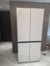 三星（SAMSUNG）AI神维纳斯 501L十字门冰箱 三循环超薄零嵌平嵌风冷无霜 白 RF50DG5021CWSC 实拍图