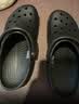 卡骆驰（CROCS）经典洞洞鞋轻便百搭女沙滩鞋包头拖鞋男鞋|10001 黑色-001(含智必星) 41 /42(260mm) 实拍图