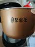 美的（Midea）电饭煲电饭锅4-5人家用5升大容量 炫彩大屏金属机身大火力煮饭锅智能预约微压MB-RE517 实拍图