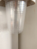 妙洁 塑料一次性杯子 茶水太空航空透明食品级加厚 240ml*100只装中号 实拍图