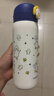 英氏（YEEHOO）保温杯316不锈钢儿童吸管杯双盖杯孕妇保温杯学生水壶杯外出500ml 实拍图