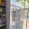 新飞 （Frestec）650L展示柜冷藏保鲜柜酒水饮料冰柜超市玻璃门无霜立式冷柜双门上机风冷蓝白 实拍图