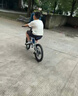 凤凰（Phoenix）儿童自行车山地车男女学生脚踏车6-15岁童车 霸道 白蓝色 20寸 实拍图