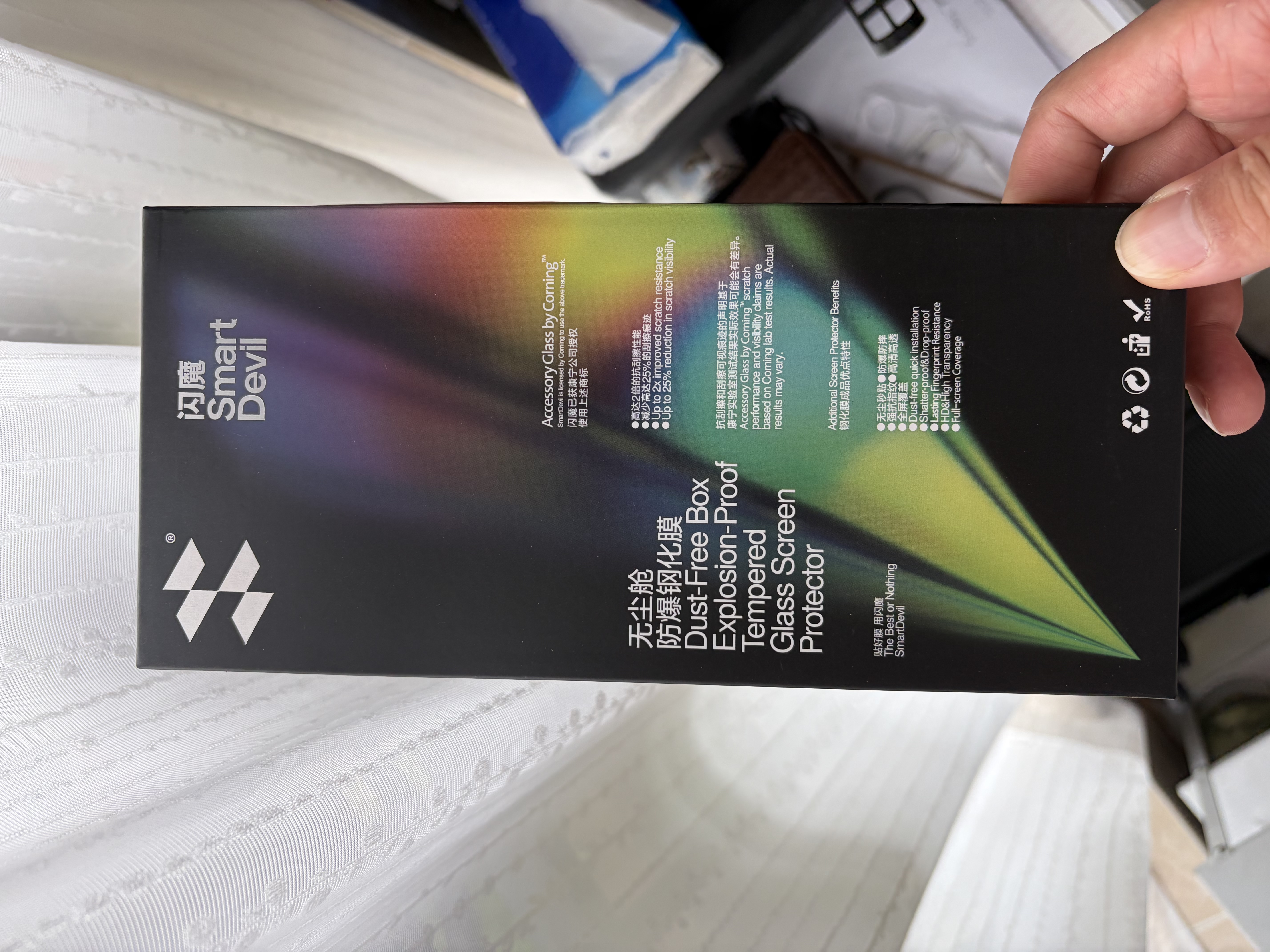 闪魔【美国康宁+金标品质】适用iPhone17promax钢化膜苹果17pro手机膜17康宁AR增透抗反射16pro防爆air Air【美国康宁】第2件半价 1:1真机开模+贴坏包赔 实拍图
