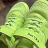 卡尔美（KELME）儿童足球鞋TF碎钉魔术贴免系带防滑耐磨球鞋 果绿  33  实拍图