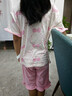 笛莎（DEESHA）【7A抑菌棉】女童春夏短袖五分裤家居服套装宝宝两件套睡衣 实拍图