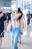 纽芝兰（NUCELLE）【Angelababy同款】香槟金编织女包26新款轻奢小众hobo女士托特包 香槟金中号+子母袋 【可放11寸Ipad】 时尚高端品牌送女友 实拍图