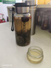 【送杯套】大容量加厚玻璃杯子便携杯茶水分离带杯套泡茶水杯 透明 1000ml吨吨桶 1只装 实拍图