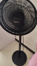美的（Midea）【超级单品】七叶轻音立式电风扇家用柔风落地扇台式桌面小型风扇大风量节能摇头宿舍电扇 SAF30AB 实拍图