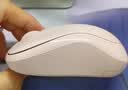 罗技（Logitech）M221轻音鼠标 无线鼠标 办公鼠标 对称鼠标 带无线微型接收器 茱萸粉 实拍图