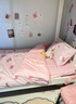 南极人（Nanjiren）幼儿园被子六件套床上用品被子褥子全套一整套宝宝入园专用三件套 蝴蝶结kitty【宝宝入园一站式购齐】 床笠款 3件套+2斤羽丝棉被+枕头+1.5斤垫子 实拍图