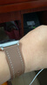 MSSM适用苹果手表表带apple watch小牛皮iwatchS11/ultra3/S10/9/8/SE3针扣真皮表带 咖色49/46/45/44 实拍图