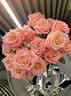 京东鲜花【AB级】朱小姐（Miss Pigggy）渐变色玫瑰10枝（60cm+）源头直发 实拍图